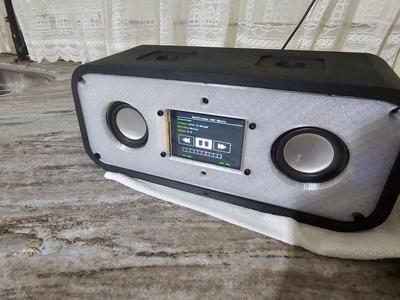 Bluetooth Audio System with ESP32 and LVGL Interface