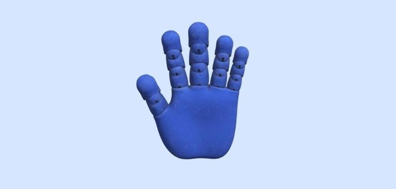 Blue grab pack hand from poppy playtime