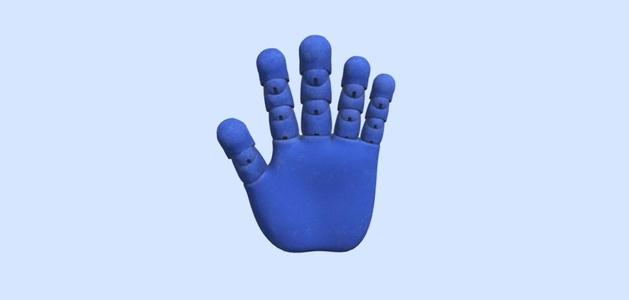 Blue grab pack hand from poppy playtime