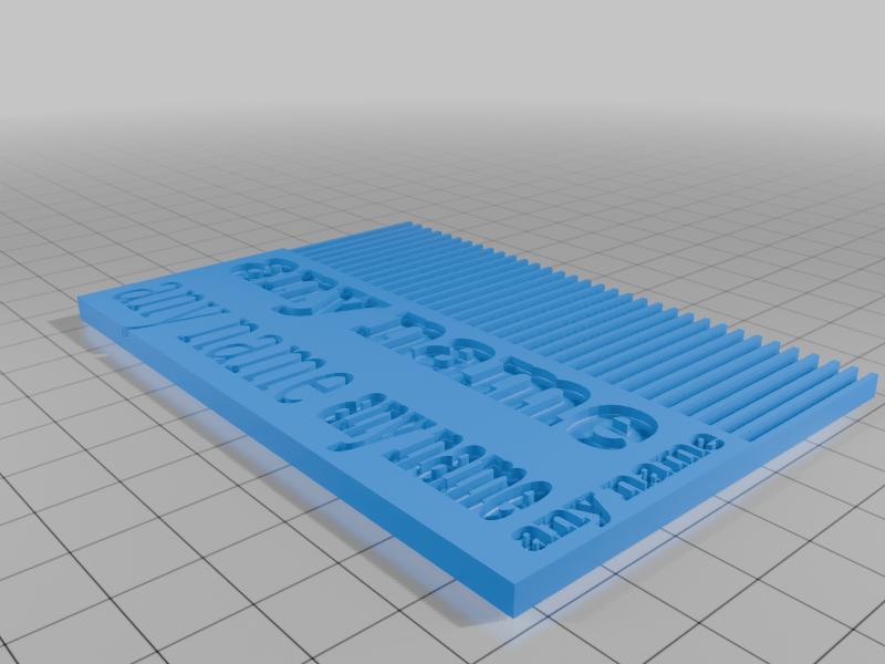 customisd comb