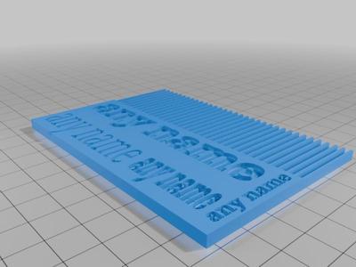 customisd comb