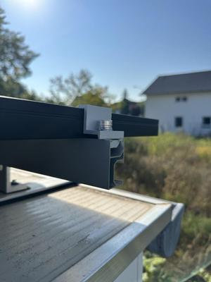 Kappe für SolarPanel Schiene / Cover for SolarPanel Rail