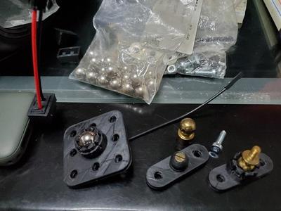 Meccano 168d ball joints and snap plates