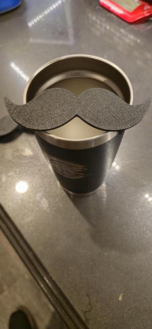 beer glass mustache protector