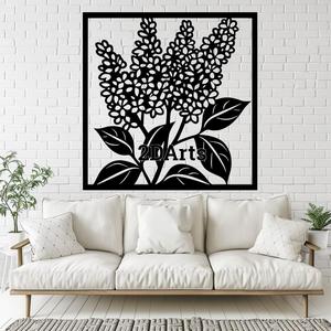 Lilac 2D Wall Art/Window Art - Digital STL & SVG File for 3D Printing or Laser Cutting