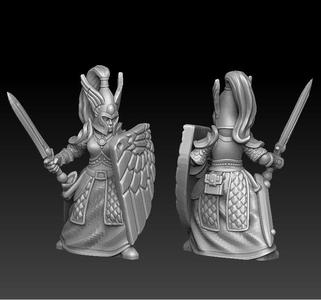 Elf guardian with sword