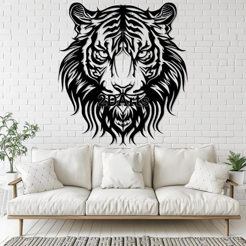 Tiger Head 2D Wall Art/Window Art
