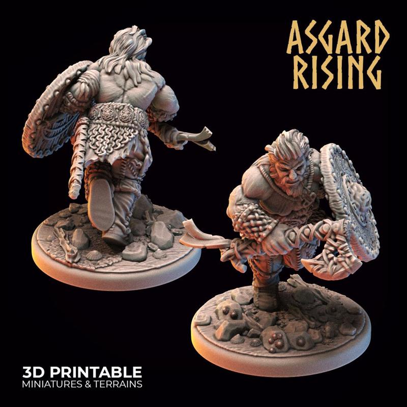 Midgard Viking Shieldman #1 - PRESUPPORTED