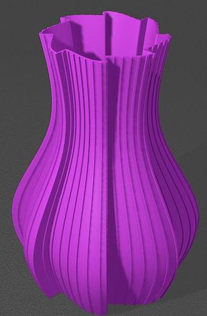 "Sawblade" Vase