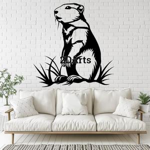 Prairie Dog 2D Wall Art/Window Art - Digital STL & SVG File for 3D Printing or Laser Cutting
