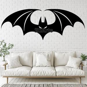 Bat 2D Wall Art/Window Art - Digital STL & SVG Files for 3D Printing and Laser Cutting