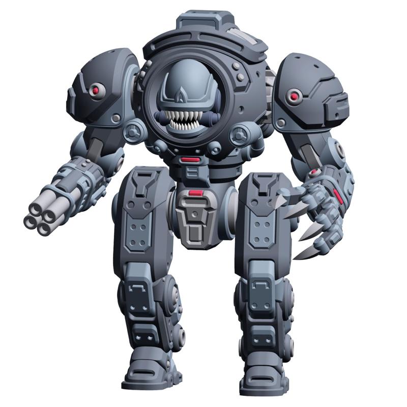 Mech Forge Nightmare Miniature for Sci-Fi Tabletop Wargames