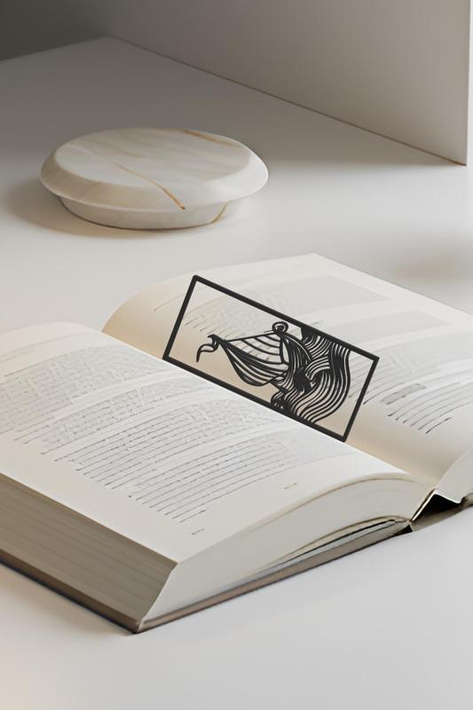 Ocean Ship Bookmark, Gift Idea