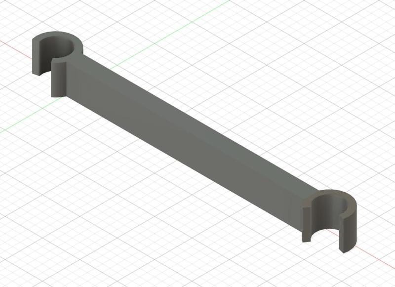 Travel Ski Pole Clip