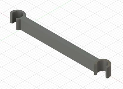 Travel Ski Pole Clip
