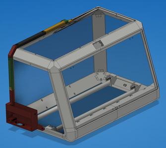 Sidemount PSU and Wire Channels for (Un)Original Prusa Drybox