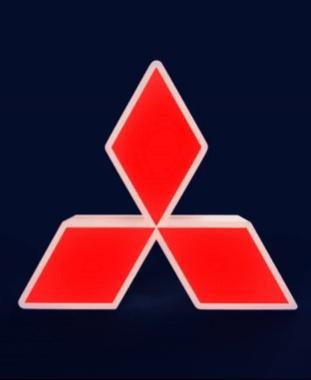 Mitsubishi Sign – LED strip compatible