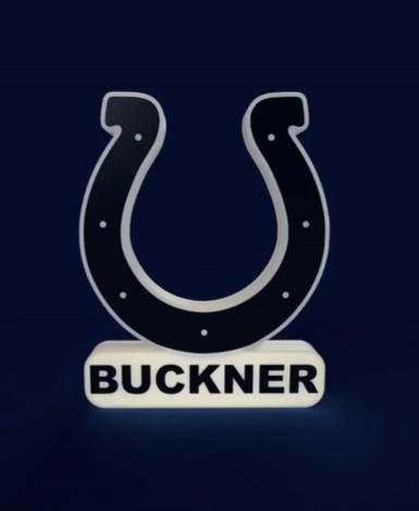 Indianapolis Colts Sign - LED Strip Compatible