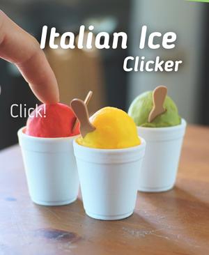 Italian Ice Clicker - Water Ice Fidget - Ludo Food Toys