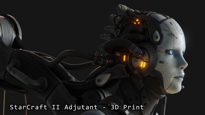 Starcraft II Adjutant - 3D Print