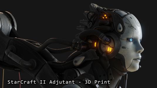 Starcraft II Adjutant - 3D Print