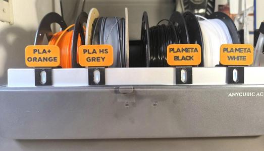 Anycubic ACE Pro Filament Label + Holder