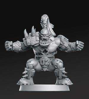 02 Orc Line Fantasy Football 32mm
