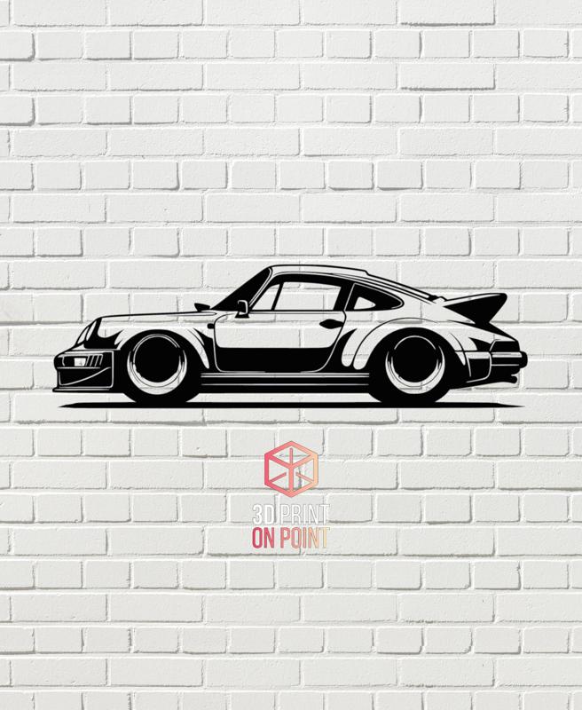 PORSCHE 911 OLD 1963 - 2D WALL ART