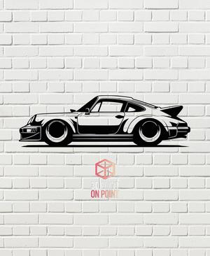 PORSCHE 911 OLD 1963 - 2D WALL ART
