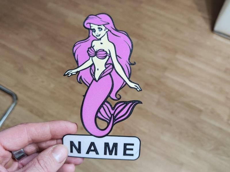 ARIEL (THE LITTLE MERMAID)-YOUR NAME
