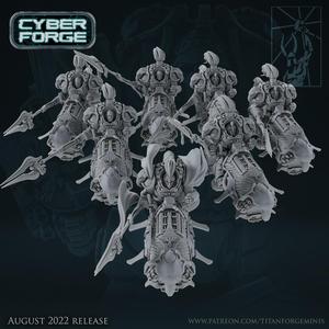 Cyber Forge B Team Allarus Custodes on Jetbike