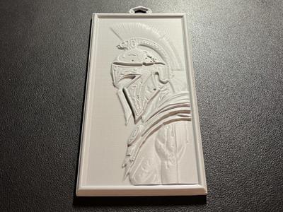 Gladiator – Wandrelief (16 × 8,5 cm)