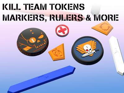 Kill Team Token Set 2nd Edition (Tokens / Rulers / Markers)