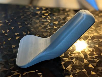 Ergonomic Angled mini Scraper. Lightweight 13g