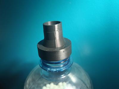 Airsoft filling attachment from a PET bottle