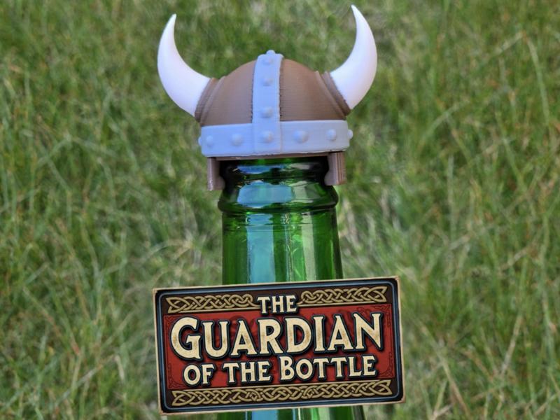 Snap-on "Viking Helmet" Bottle Cap