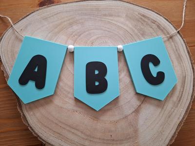 Pennant Alphabet Letters