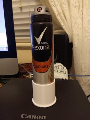 Spray Can Base Protector - Stop the base of your spray can, leaving rust marks on your vanity. 