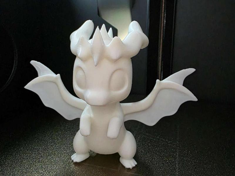 dragon with bone crown