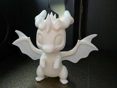 dragon with bone crown