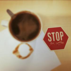 Coffee STOP Coaster