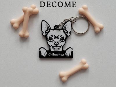 Chihuahua keychain