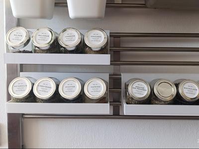 Spice rack for IKEA Kungsfors