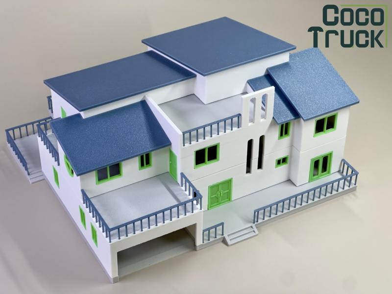 Building Blocks【Garden Villa】(No AMS, No Coloring, No Glue)