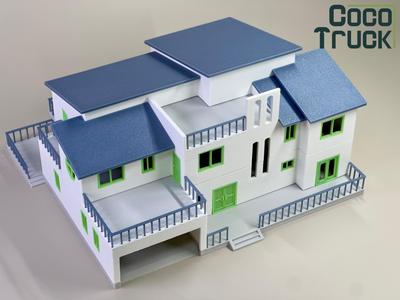 Building Blocks【Garden Villa】(No AMS, No Coloring, No Glue)