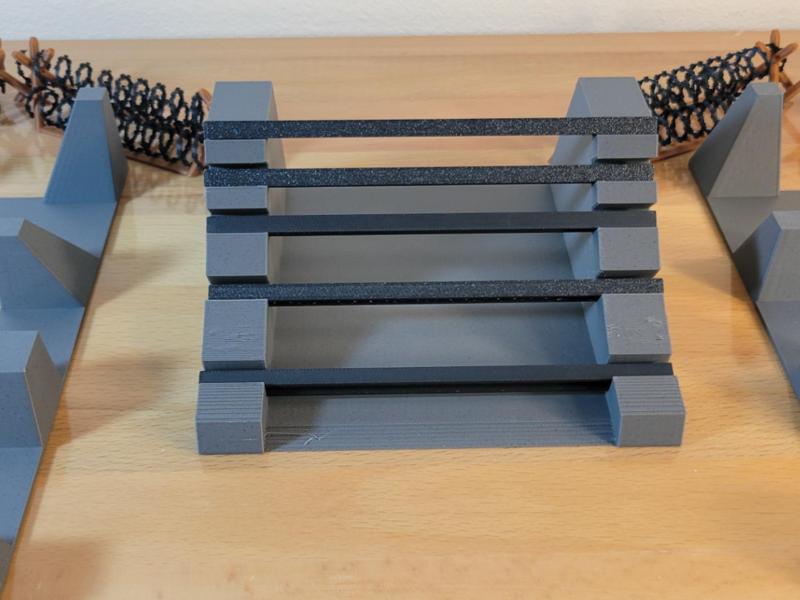 Dragon's Teeth Gate Anti-Tank Obstacles