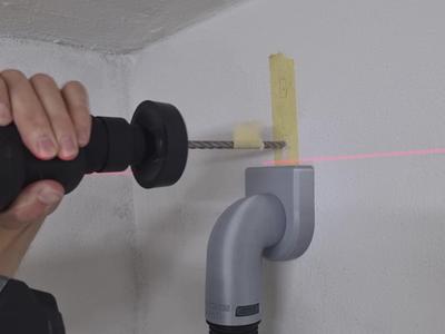 Universal handsfree wall drilling adapter