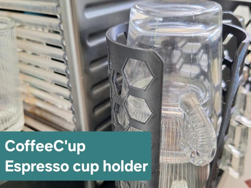 CoffeeC'up: Espresso Cup Holder