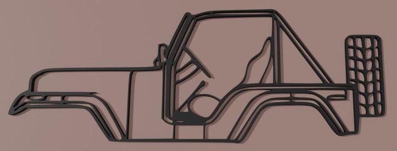 Wall Jeep