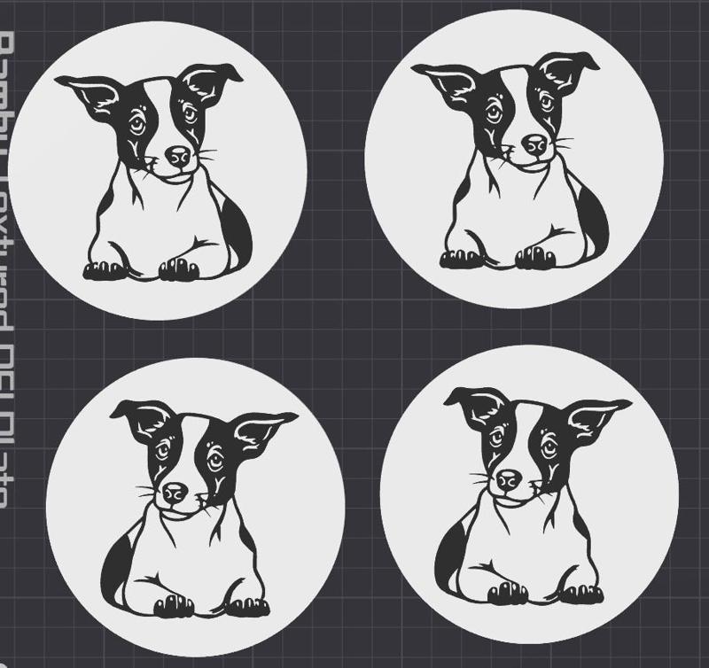 Jack Russell Coaster Untersetzer Snoop